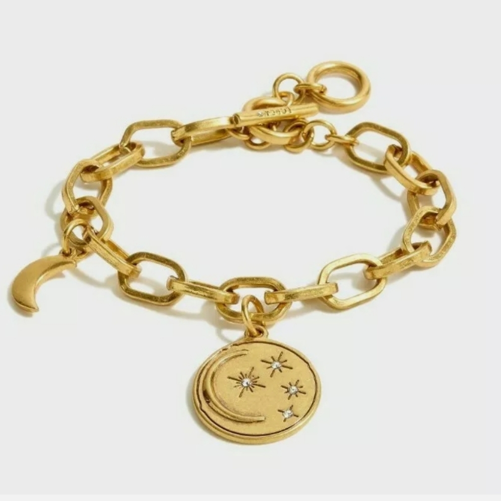 J.Crew  Celestial Coin Charm Bracelet